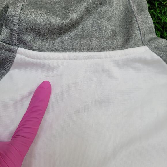 NIKE Therma-Fit Hoodie Large 21x26 Two-Tone Colorblock - Picture 4 of 16